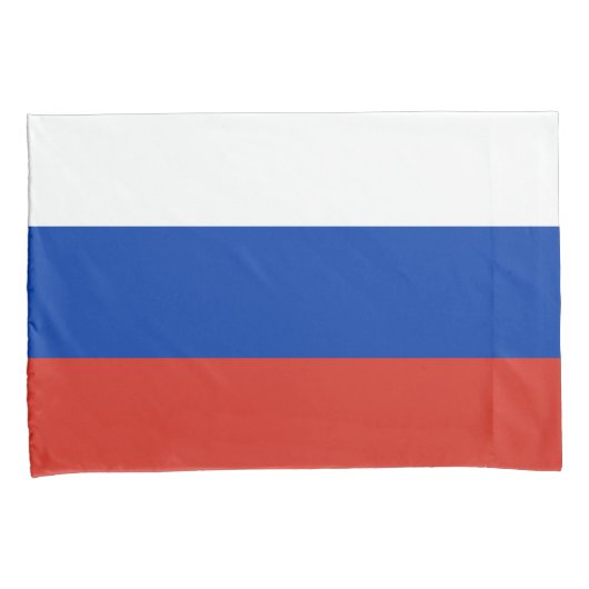 Russische vlag (Rusland) Kussensloop (Voorkant-Rechts)