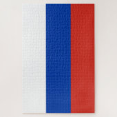 Russische vlag (Rusland) Legpuzzel (Verticaal)