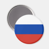 Russische vlag (Rusland) Magneet (Voorkant / Achterkant)