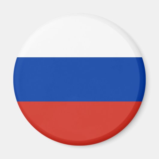 Russische vlag (Rusland) Magneet (Voorkant)