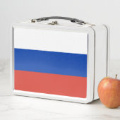 Russische vlag (Rusland) Metal Lunch Box (In situ)
