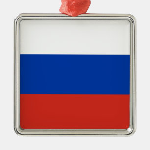 Russische vlag (Rusland) Metalen Ornament