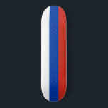 Russische vlag (Rusland) Persoonlijk Skateboard<br><div class="desc">Dit ontwerp is voorzien van de nationale vlag van Rusland (ook wel de Russische Federatie genoemd), een transcontinentaal land dat zich in Oost-Europa en Noord-Azië bevindt. Rusland is het grootste land ter wereld en het is het dichtstbevolkte land in Europa. Rusland bestaat uit meer dan een achtste van de bewoonde...</div>