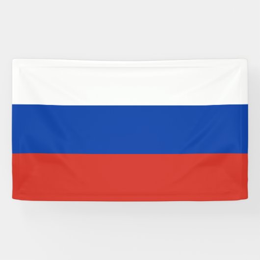 Russische vlag (Rusland) Spandoek (Horizontaal)