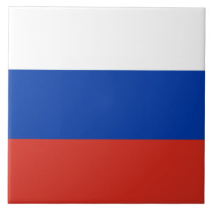 Russische vlag (Rusland) Tegeltje