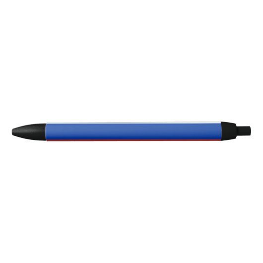 Russische vlag (Rusland) Zwarte Inkt Pen (Voorkant)