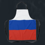 Russische vlag schort<br><div class="desc">Een ideaal geschenk voor al diegenen die patriottisch zijn van hun land!</div>