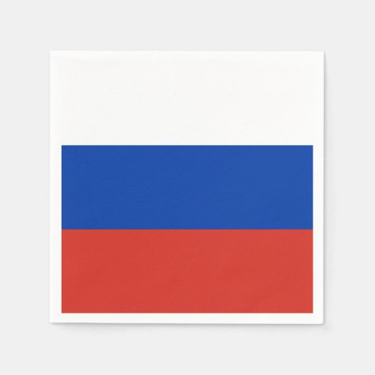 Russische vlag servet (Voorkant)
