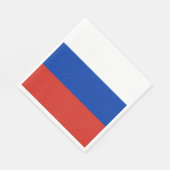 Russische vlag servet (Hoek)