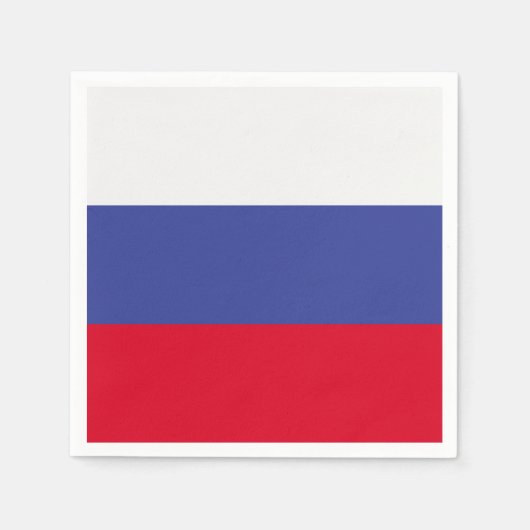 Russische vlag servet (Voorkant)