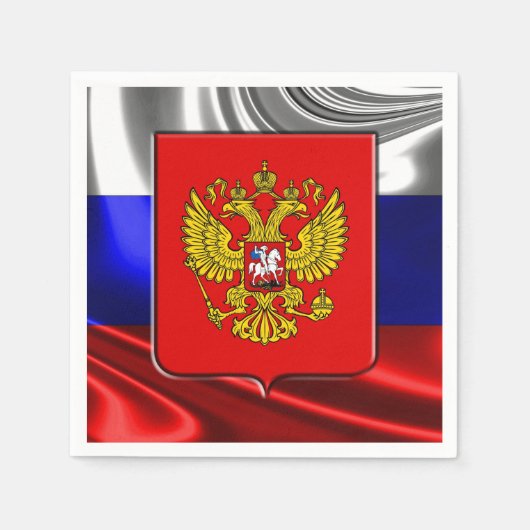 Russische vlag servetten (Voorkant)