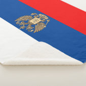 Russische vlag sherpa deken (3/4)