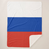 Russische vlag sherpa deken (Voorkant)