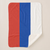 Russische vlag sherpa deken (Voorkant)