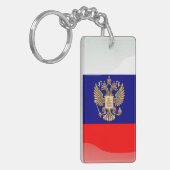 Russische vlag sleutelhanger (Voorkant Links)