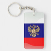 Russische vlag sleutelhanger (Voorkant)