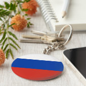 Russische vlag sleutelhanger (Zijkant)