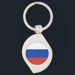 Russische vlag sleutelhanger<br><div class="desc">Rusland Flag Metal Sleutelhanger. U kunt uw eigen tekst of grafiek toevoegen door "verder aanpassen"te klikken</div>