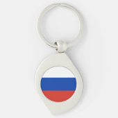 Russische vlag sleutelhanger (Voorkant)