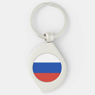 Russische vlag sleutelhanger