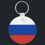 Russische vlag sleutelhanger<br><div class="desc">Rusland vlag Sleutelhanger. U kunt uw eigen tekst of grafiek toevoegen door "verder aan te passen" te klikken</div>
