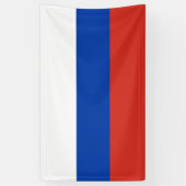 Russische vlag spandoek (Verticaal)