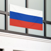 Russische vlag spandoek (Buitenkant Gebouw)
