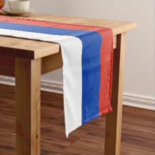 Russische vlag & Sports fan house decor / Rusland Korte Tafelloper