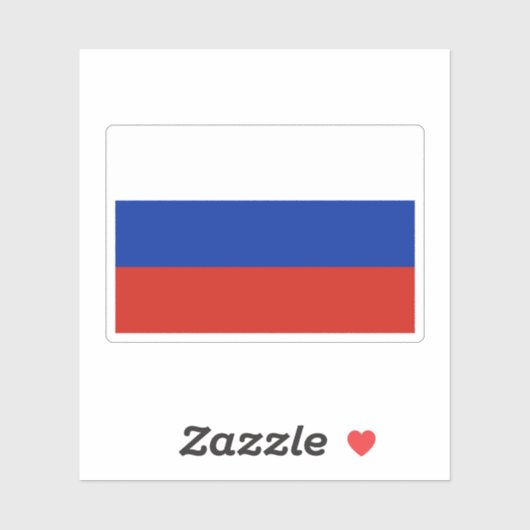 Russische vlag sticker (Vel)