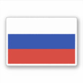 Russische vlag sticker (Voorkant)