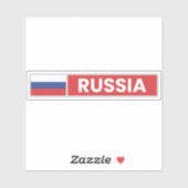 Russische vlag sticker (Vel)