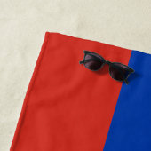 Russische vlag strandlaken (In situ)