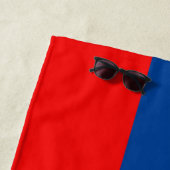 Russische vlag strandlaken (In situ)