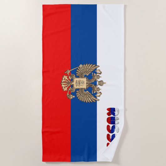Russische vlag strandlaken (Voorkant)