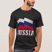 Russische vlag t-shirt (Voorkant)