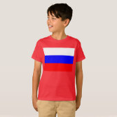 Russische vlag t-shirt (Voorkant volledig)