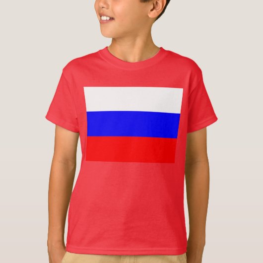 Russische vlag t-shirt (Voorkant)