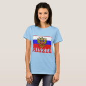 Russische vlag t-shirt (Voorkant volledig)