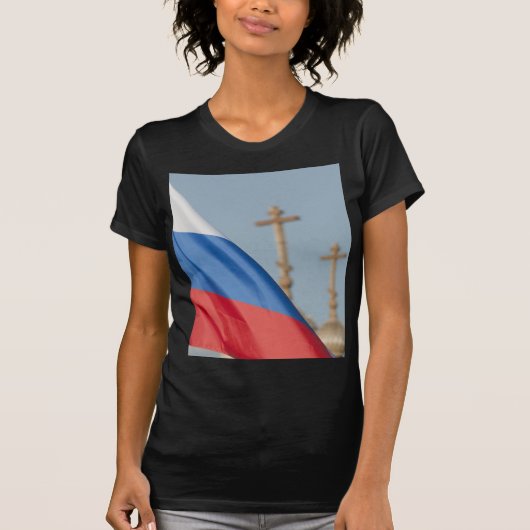 Russische vlag t-shirt (Voorkant)