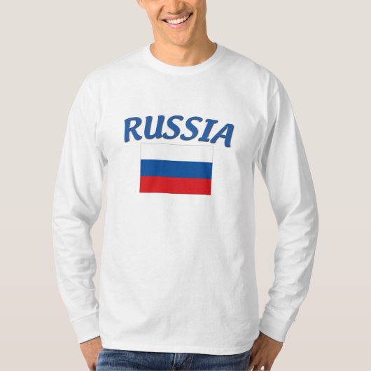 Russische vlag t-shirt (Voorkant)