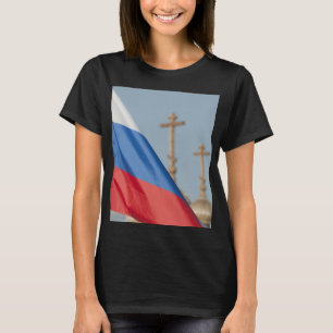 Russische vlag t-shirt