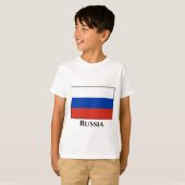 Russische vlag t-shirt (Voorkant volledig)