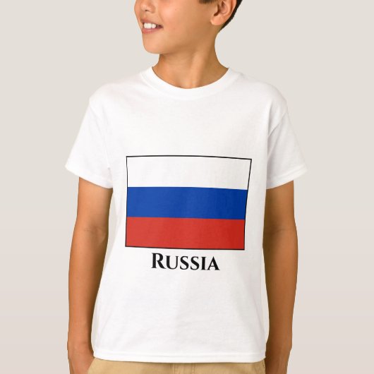 Russische vlag t-shirt (Voorkant)