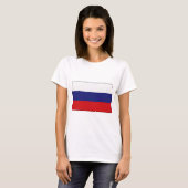Russische vlag T-shirts en cadeaus (Voorkant volledig)