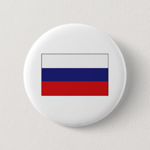 Russische vlag T-shirts en cadeaus Ronde Button 5,7 Cm