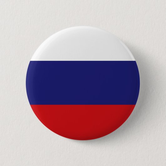 Russische vlag T-shirts en cadeaus Ronde Button 5,7 Cm (Voorkant)
