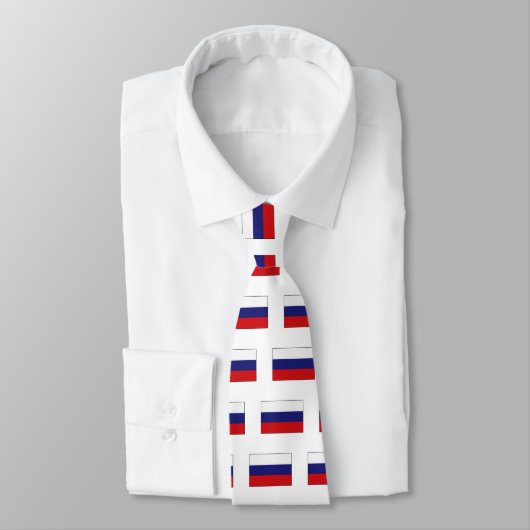 Russische vlag T-shirts en cadeaus Stropdas (Gebonden)