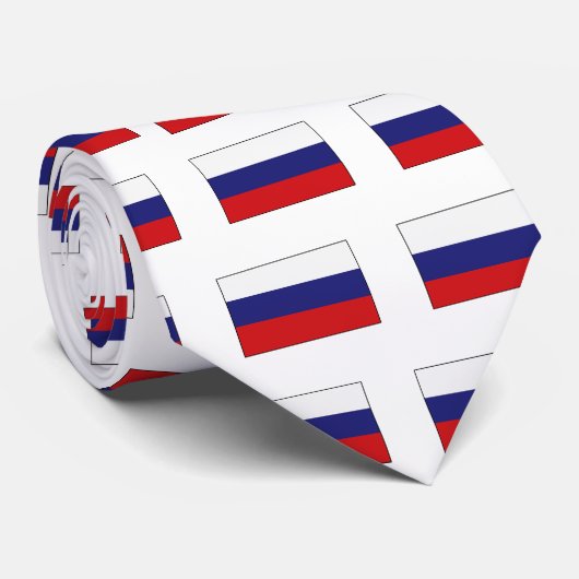 Russische vlag T-shirts en cadeaus Stropdas (Opgerold)
