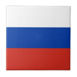 Russische vlag tegeltje<br><div class="desc">Een ideaal geschenk voor al diegenen die patriottisch zijn van hun land!</div>