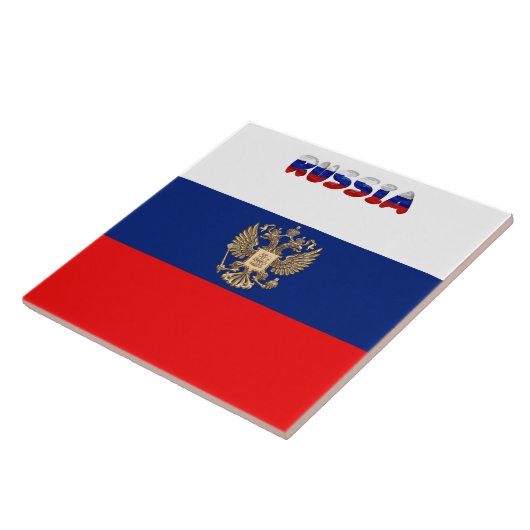Russische vlag tegeltje (Zijkant)